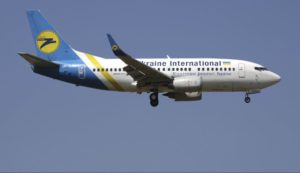 Un Boeing 737 de Ukraine International Airlines