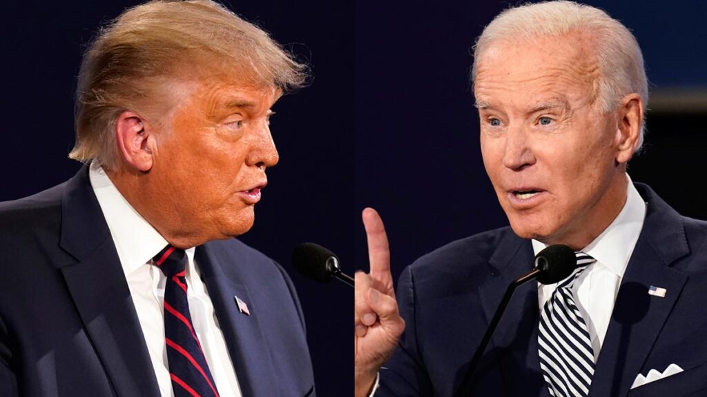 Insultos y acusaciones en el primer debate Trump vs Biden
