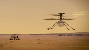 El primer helicóptero espacial de la NASA se acerca a Marte