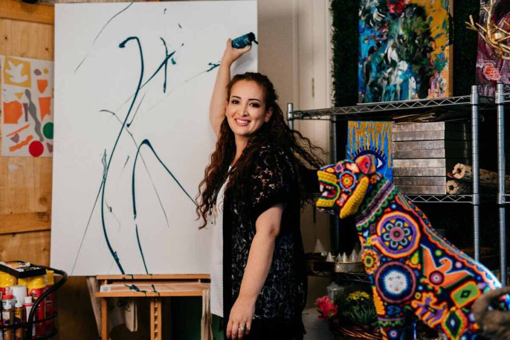 La artista y filántropa Lorena Junco de la Vega