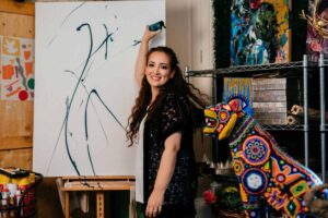La artista y filántropa Lorena Junco de la Vega