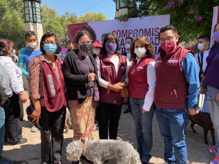 La candidata de MORENA, Dolores Padierna Luna guarda un gran compromiso con el respeto a la vida animal.
