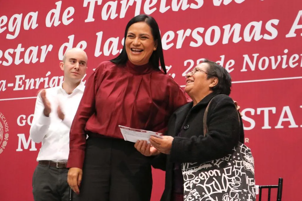 La titular de la secretaría de Bienestar