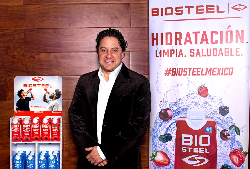Luis Doporto Alejandre presentó la alianza suscrita entre QVB y BioSteel.