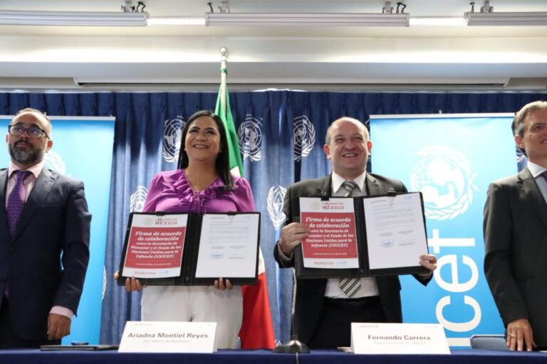 Ariadna Montiel y UNICEF se unen en pro de la infancia mexicana
