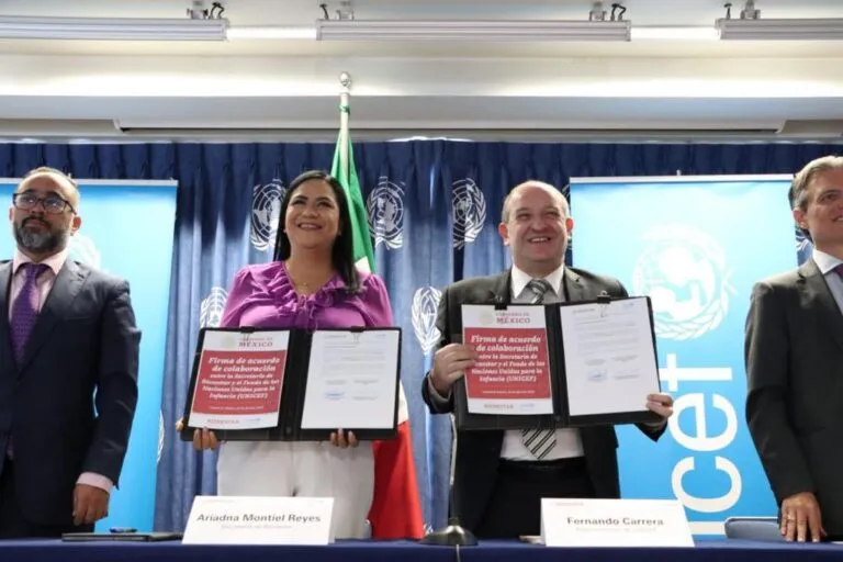 Ariadna Montiel y UNICEF se unen en pro de la infancia mexicana