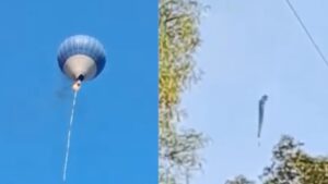 Autoridades investigan accidente de globo aerostático