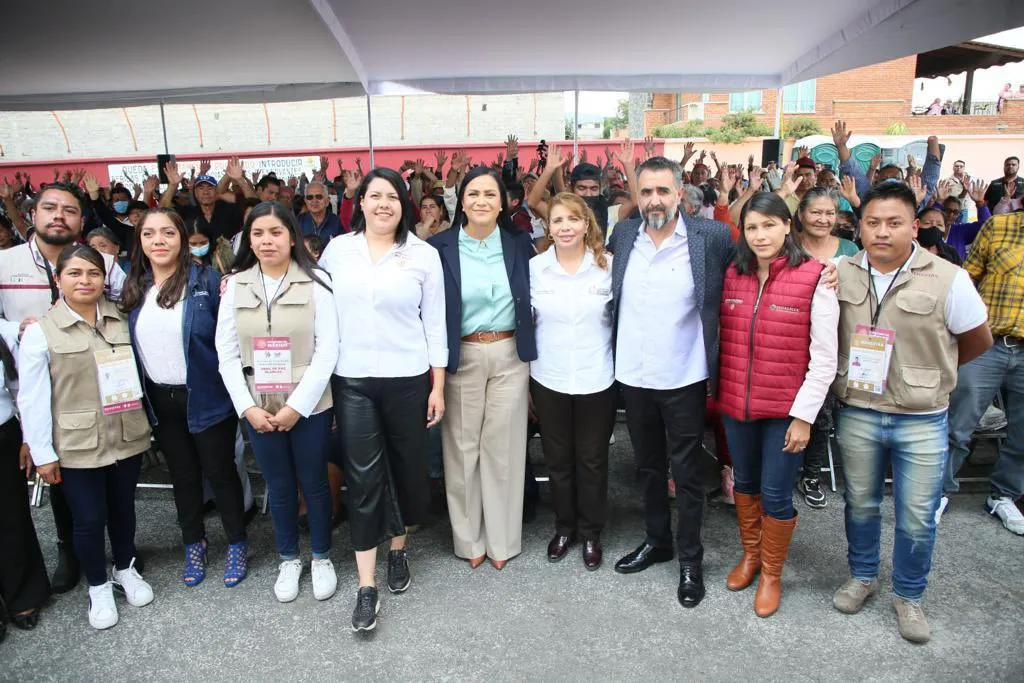 Ariadna Montiel instala Comités Bienestar en Xochimilco