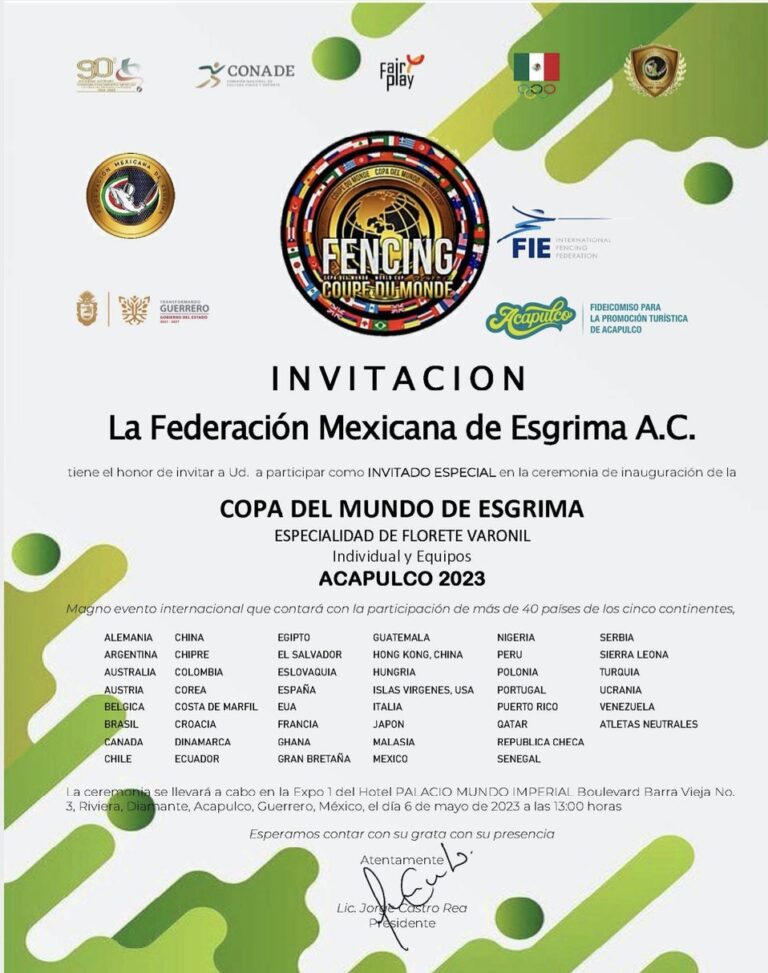 Elegancia y precisión: La Copa del Mundo de Esgrima llega a Guerrero