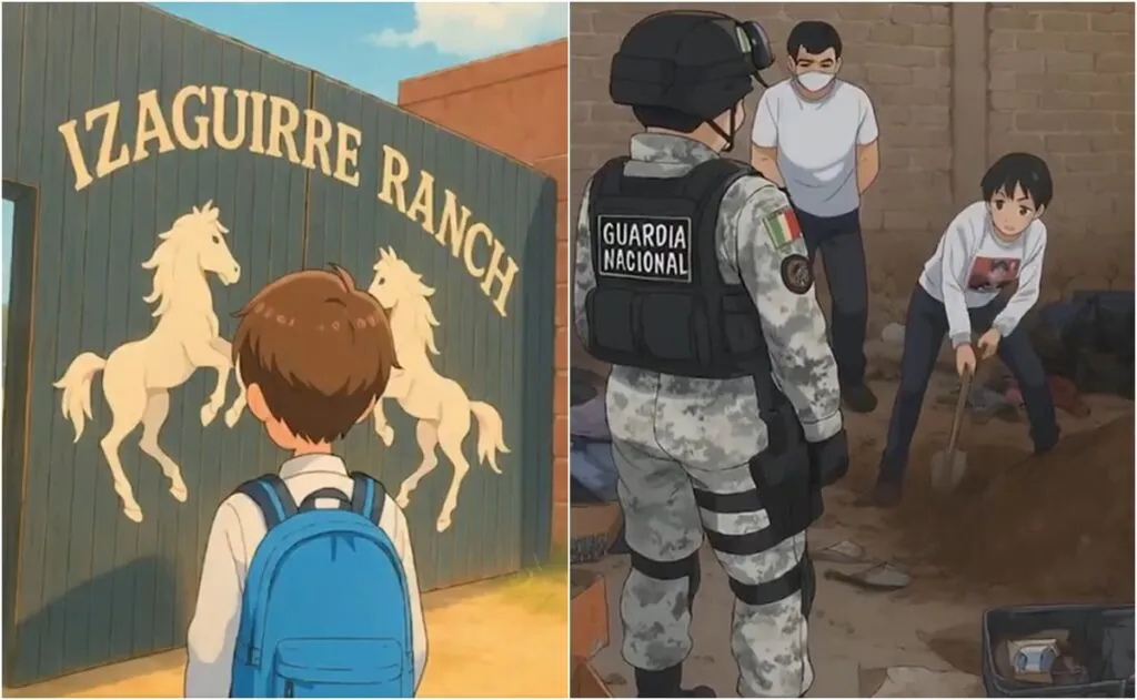 Video estilo Ghibli recrea caso del Rancho Izaguirre y genera debate